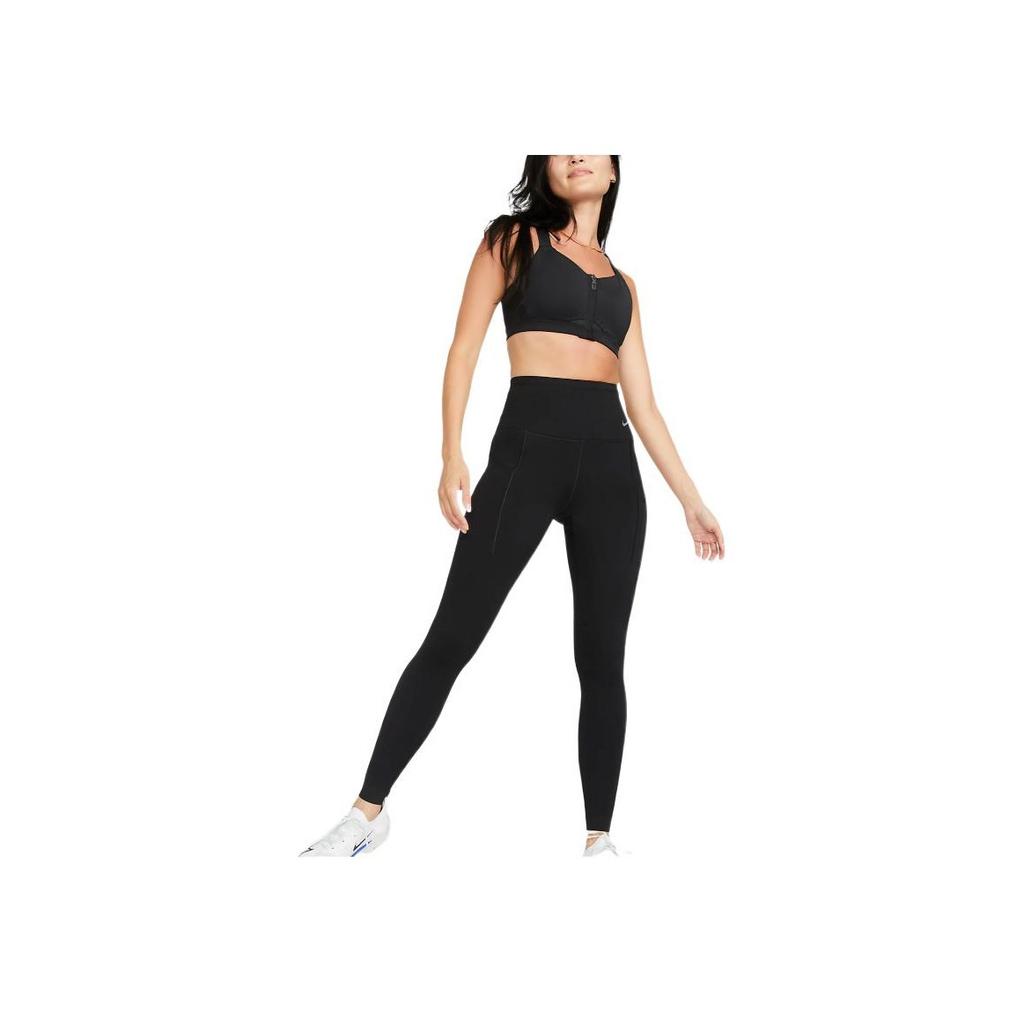 Nike Go Unleashed Series Solid High-Waisted Pocket Fitness Pants Women Pants Black DQ5669-010
