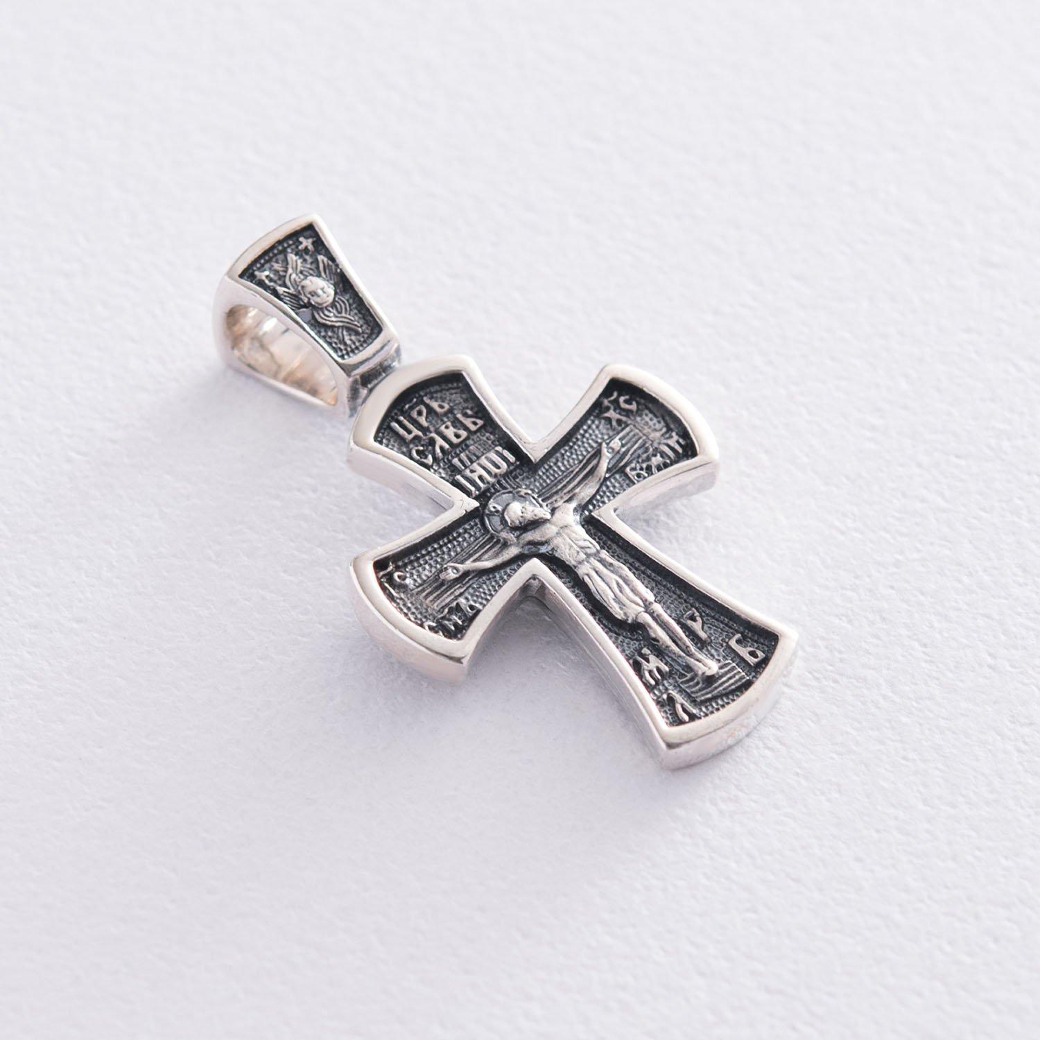 

Срібний хрест (чорніння) Oniks срібний