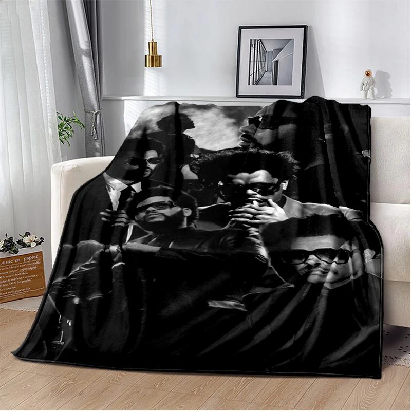 3D The Weeknd X.O R&B Singer Blanket,Soft Throw Blanket for Home Bedroom Bed Sofa Picnic Travel Office Cover Blanket Gift Kids