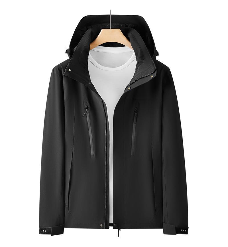 

Премиальная водонепроницаемая ветрозащитная куртка 3-в-1 с пуховым флисом и логотипом на заказ для осенне-зимней рабочей одежды. Triple Extra Large