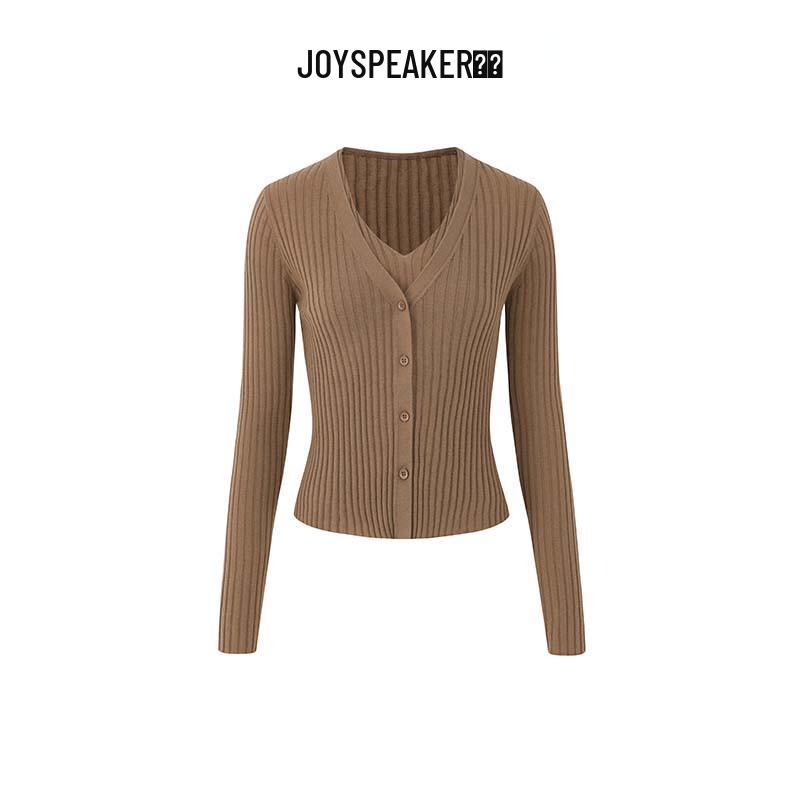JOY SPEAKER Women's Long-Sleeve Knit Cardigan