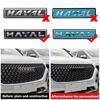 Μαύρο Λογότυπο Έμβλημα Αυτοκινήτου Για Great Wall Haval Αυτοκίνητο Νέο Λογότυπο Μπροστινή Μάσκα Πορτμπαγκάζ Πίσω Αυτοκόλλητο Σώματος 1τμχ