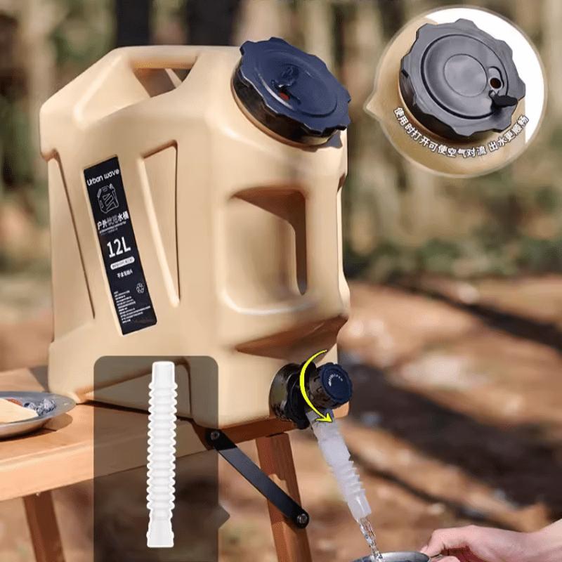 3.2 Gallon Portable Water Tank with Faucet - BPA-Free, Ideal for Camping & Hiking, Durable & Leakproof, Emergency Water Storage, Outdoor Multipurpose