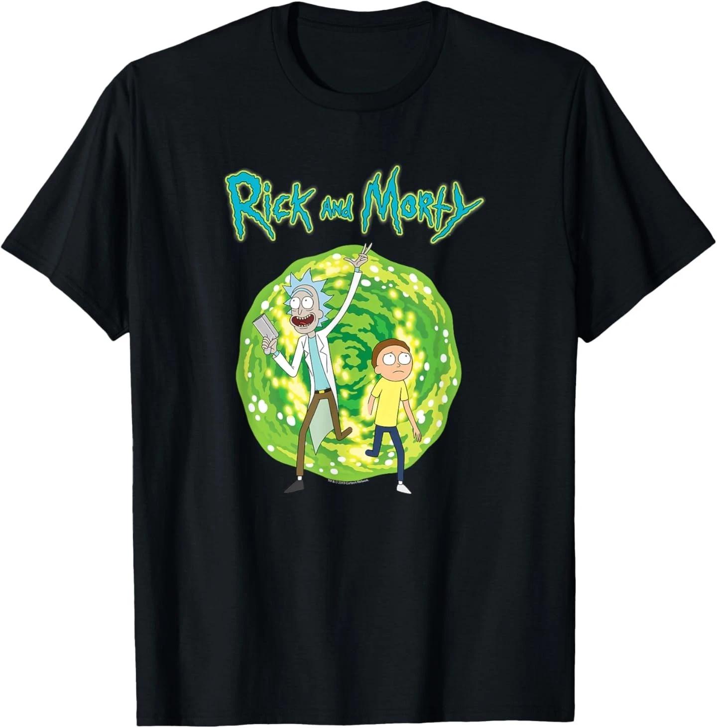 Rick and Morty Dimension Portal,Short Sleeve T- Shirt S