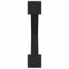 Vidaxl Nogi Do Stołu Jadalnego, 2 Szt., Czarne, 80X(72-73) Cm, Stal