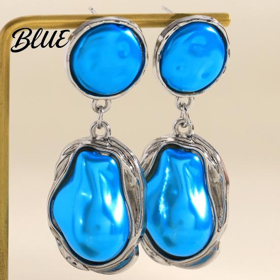 Party Earrings 1 Pair Drop for Women Irregular Baroque Imitation