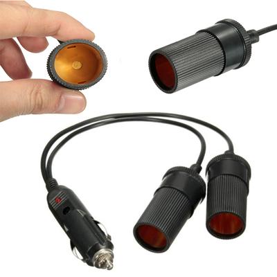 12-24V 3A Car Dual 2 Way Double Cigarette Lighter Socket Plug Adaptor Adapter