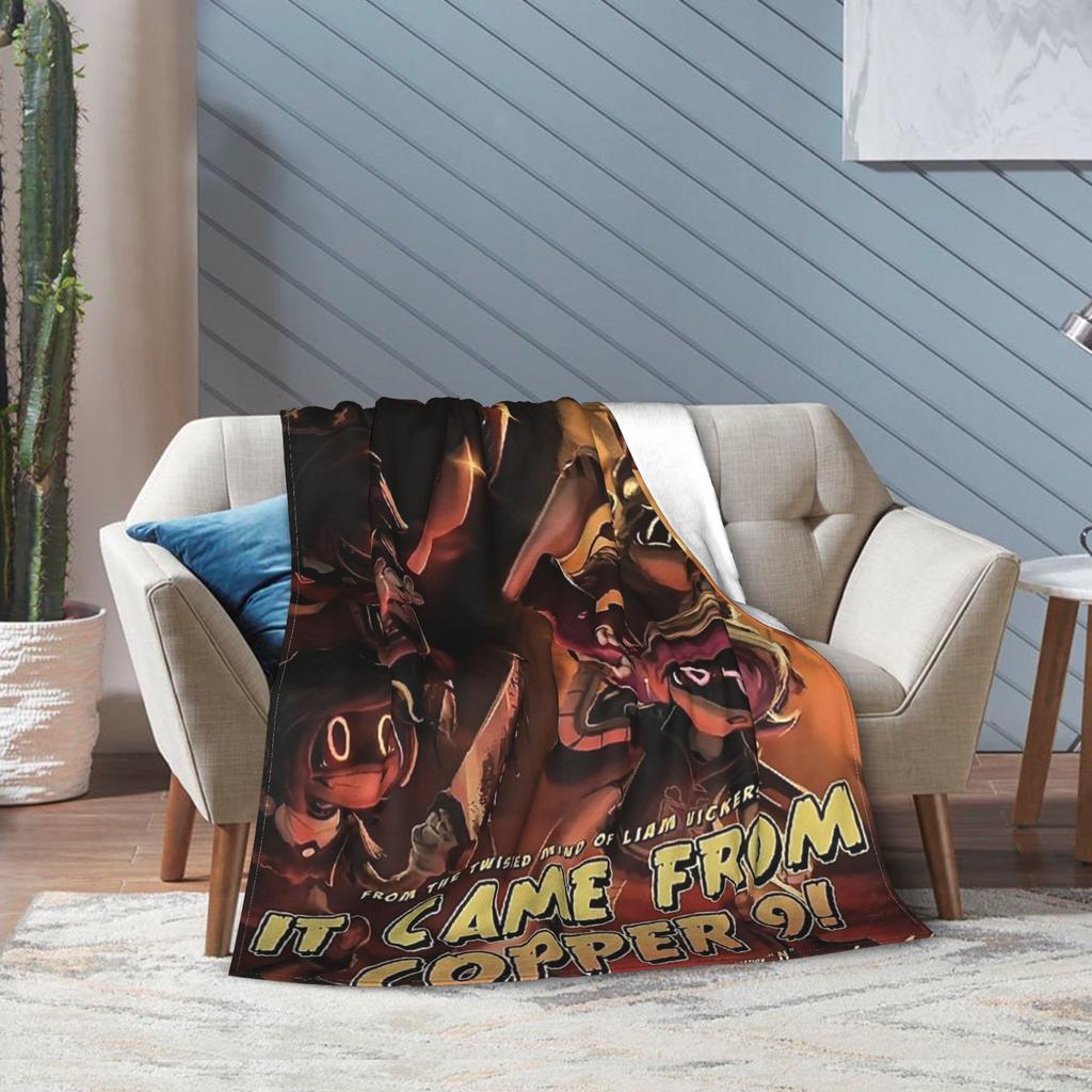 Murder Drones Throw Blanket for Couch Cool Doorman Soft Cozy Plush Blanket 50x60 Inches Multi-size Bedspreads for All Seasons