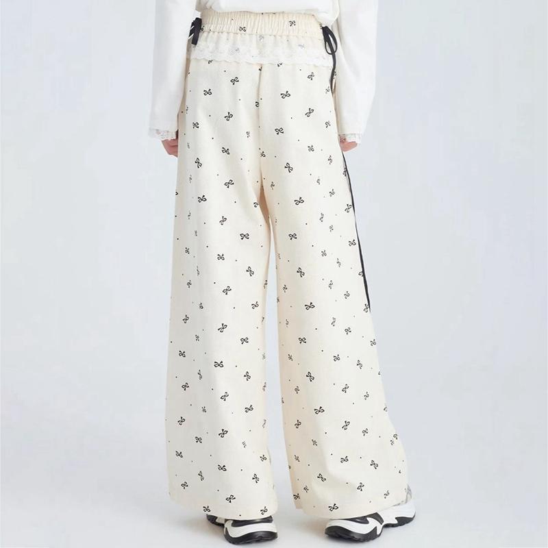 6-16 Years Kids Girls Loose Pants Wide-leg Pants