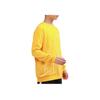 Adidas Big Logo Print Casual Sport Sweatshirt Men Tops Yellow HB5088