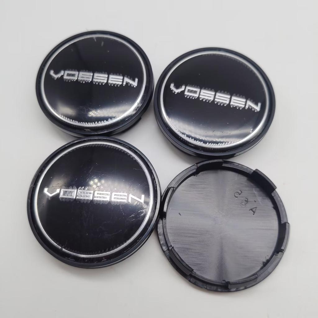 AAYS1 4Pcs/set 65mm Wheel Center Cap For Vossen Emblem Logo Wheel Cover Cap Hubcaps Badge Car Styling Accessories