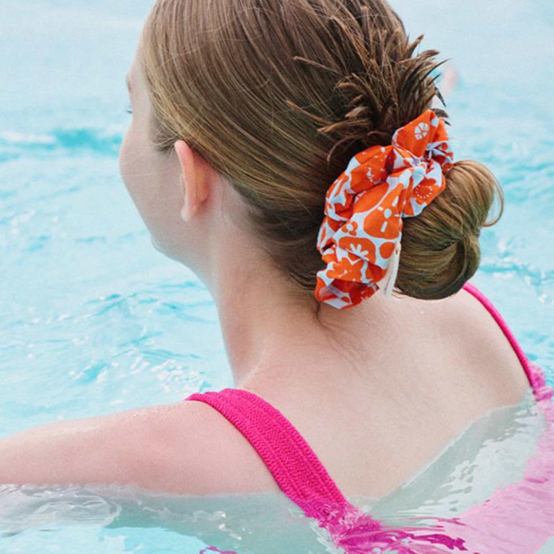 WHITE SANDS Cotton Pattern Scrunchie Kate (3 Colors)