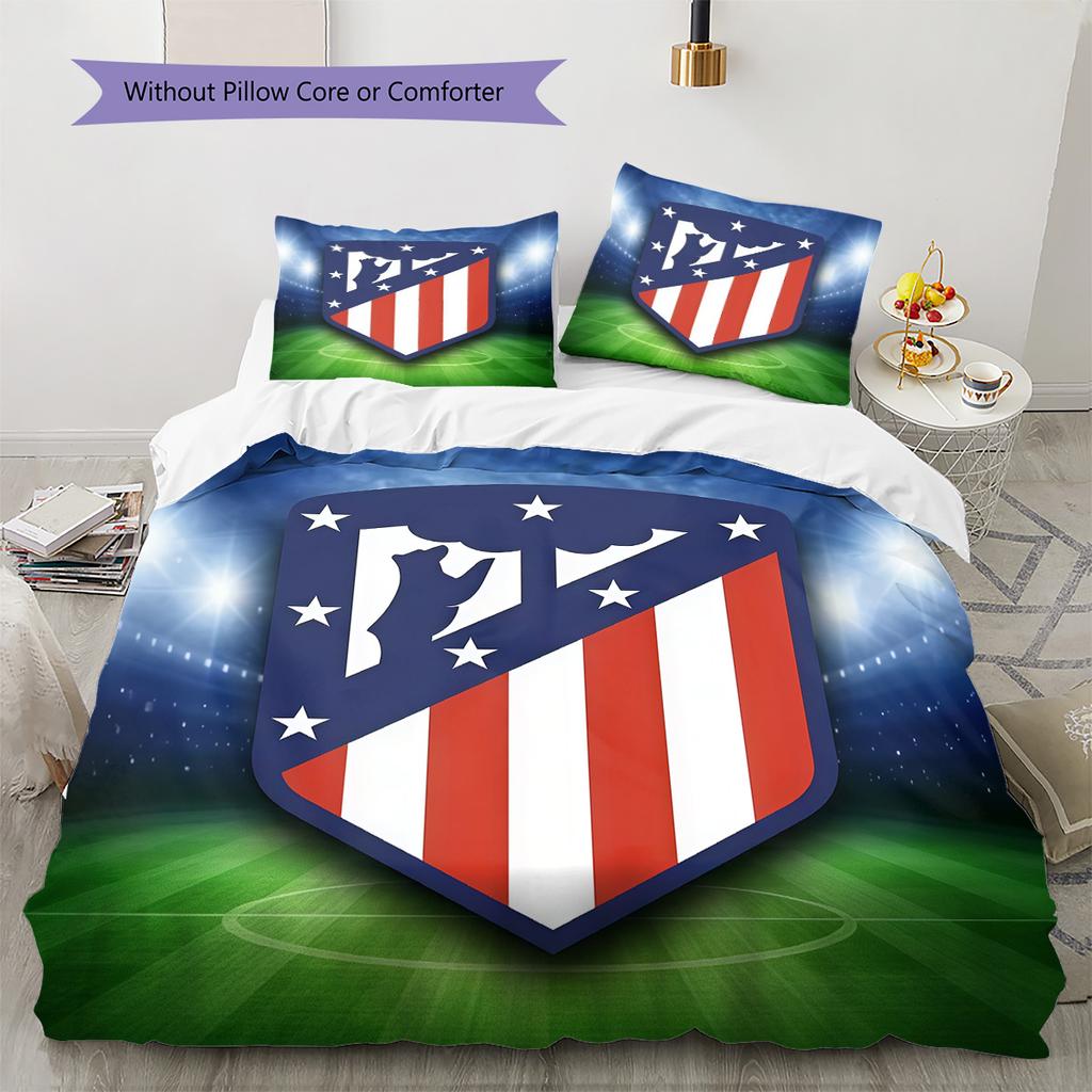 Set Copripiumino Trapuntato Atleti Copripiumino Federa Decorazione per la Casa Regalo di Compleanno (1 * copripiumino + 2 * federa, senza nucleo)