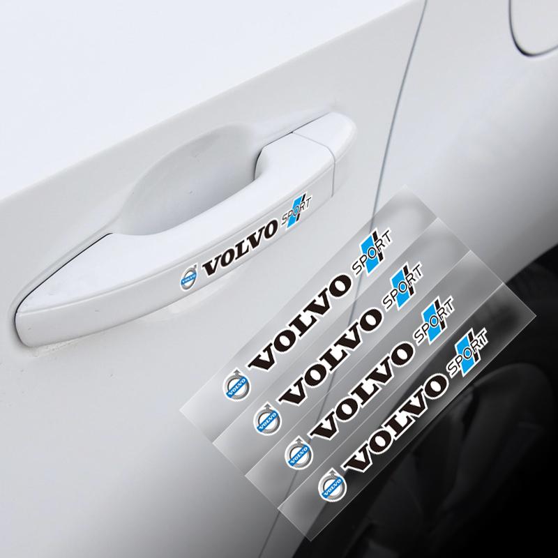 

4Pcs Car Emblem Stickers Rearview Mirror Wiper Decals Accessories For Volvo XC90 V90 V60 XC60 V40 S80 S60 S90 C40 XC40 V70 XC70