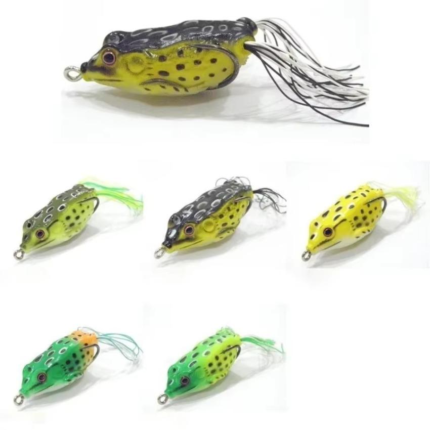 2 Pcs/5 Pcs Soft Frog Fishing Lure Tube Bait Artificial Fishing Lures Fishing Tackle Accessories