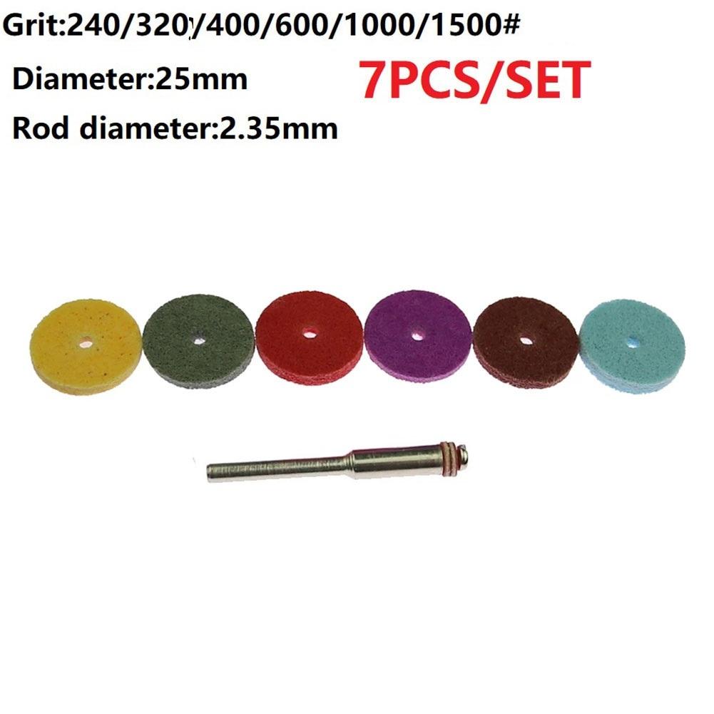 Wheel Grinding Disc Polishing Wheels 25mm /1inch 7pcs/set