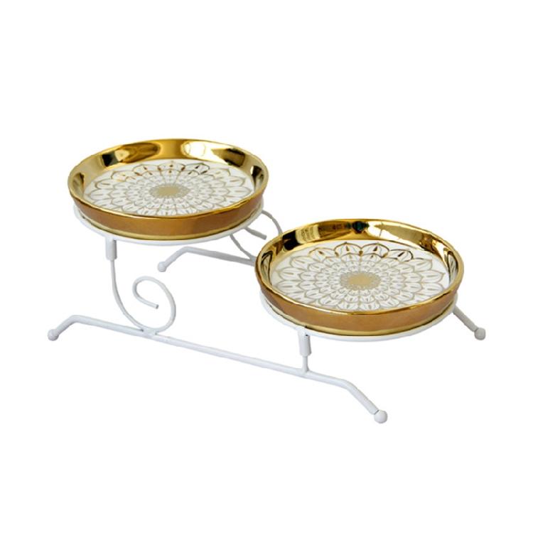 Cupcake Stand Double Layers Cake Stand Display Accessories Cake Decorating Tool