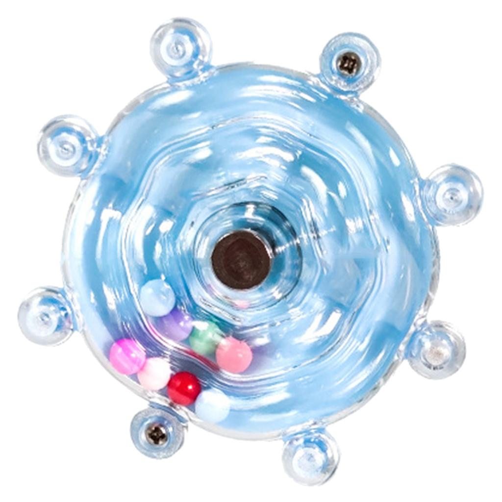 Colorful Rotating Disc Toy for Energetic Pet Birds Conures Lovebirds and Cockatiels to Keep Them Happy and Engaged