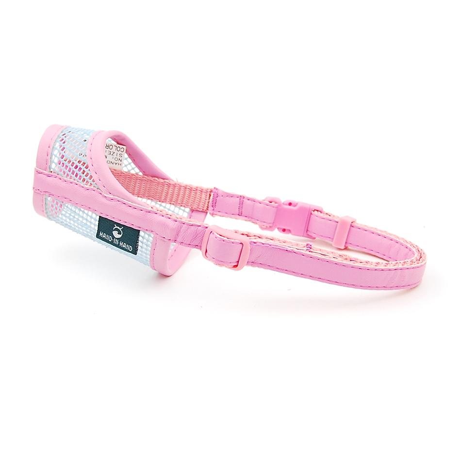 Dog Muzzle Puppy Small Medium Large Dog Leatherette Nylon Mesh Muzzle Pet Muzzle