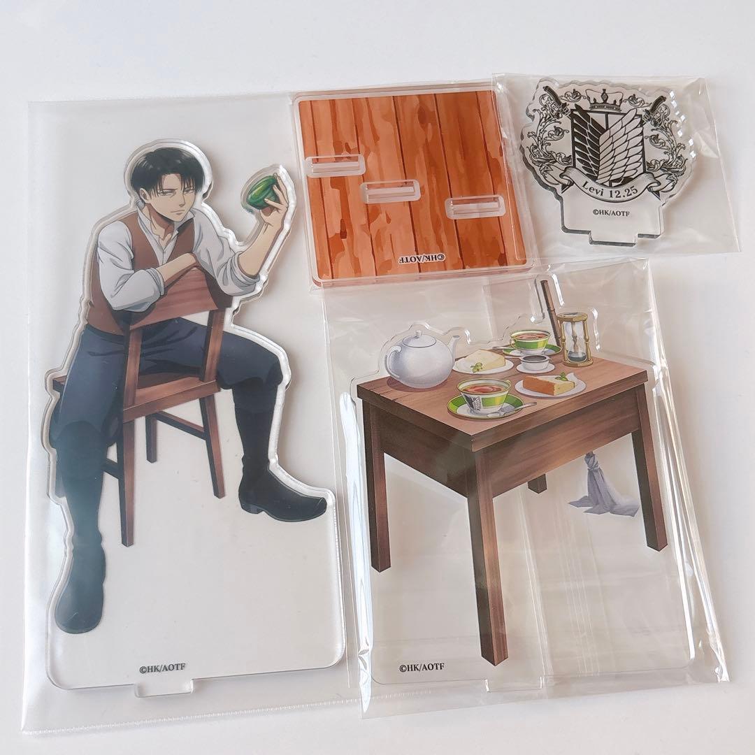 Used Attack on Titan Acrylic Stand Levi Birthday Acsta Original Illustration Birthday