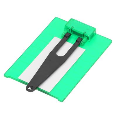 Plastic   Leveling Target Magnetic Floor Target Card Plate with Bracket Inch   Scale