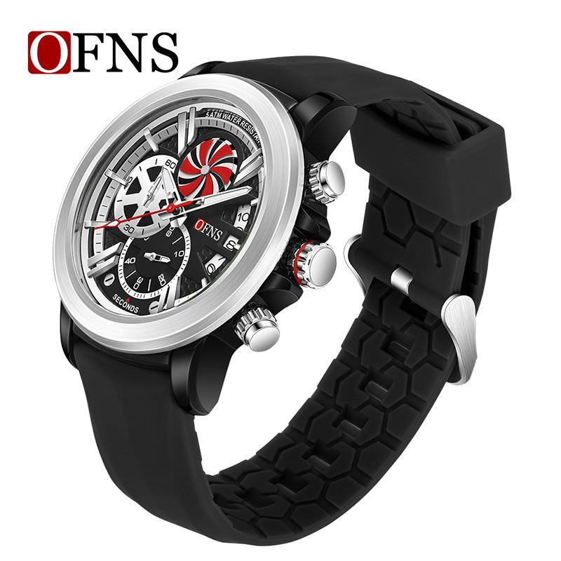 Orphanes Men S Watch Teen Student Watch Waterproof Luminous Belt Calendar Watch