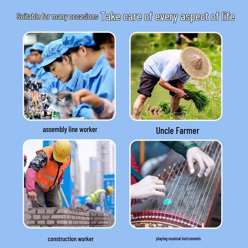 Bangpai Náplasti na praskliny prstů a chodidel, 100/krabička: Prodyšné lepidlo na popraskanou pokožku, vysoká viskozita pro suchost podzimu/zimy.