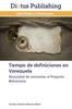 הספר Tiempo De Definiciones En Venezuela