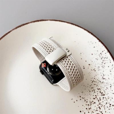 Compatible Nylon Woven Magnetic Buckle Breathable Band for Apple Watch