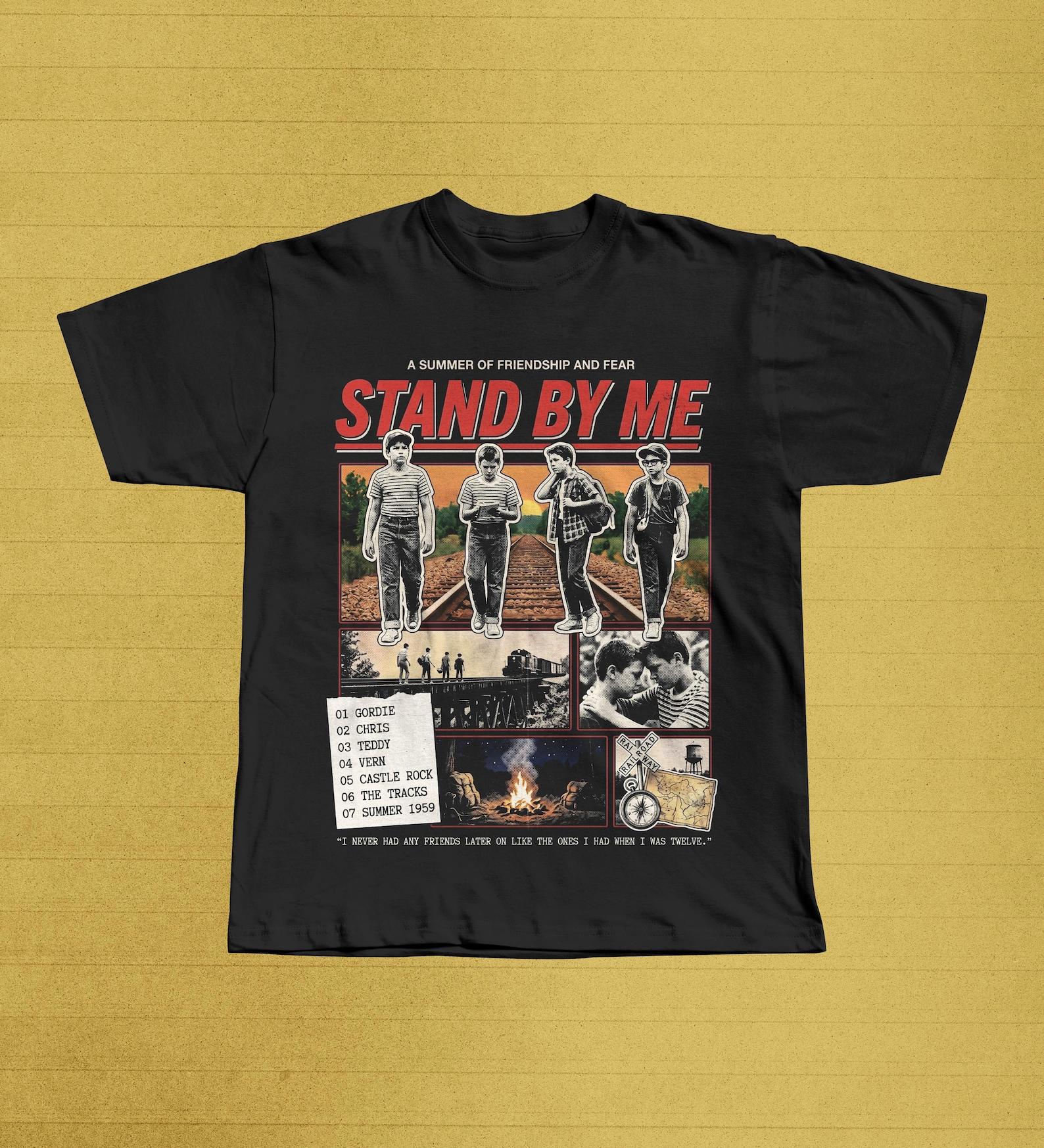 Stand by Me Movie Shirt, Vintage 80s Film Tee, Childhood Friendship Gift XL