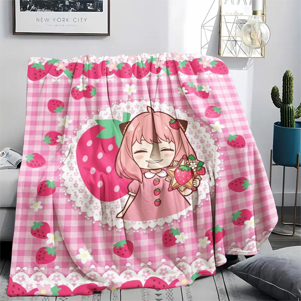 

Anya Forger Print Flannel Blanket, Ultra Soft High Quality All Seasons Warm Throw, Home Decor Cozy Blanket, Perfect Christmas Gift 80cm x 120cm