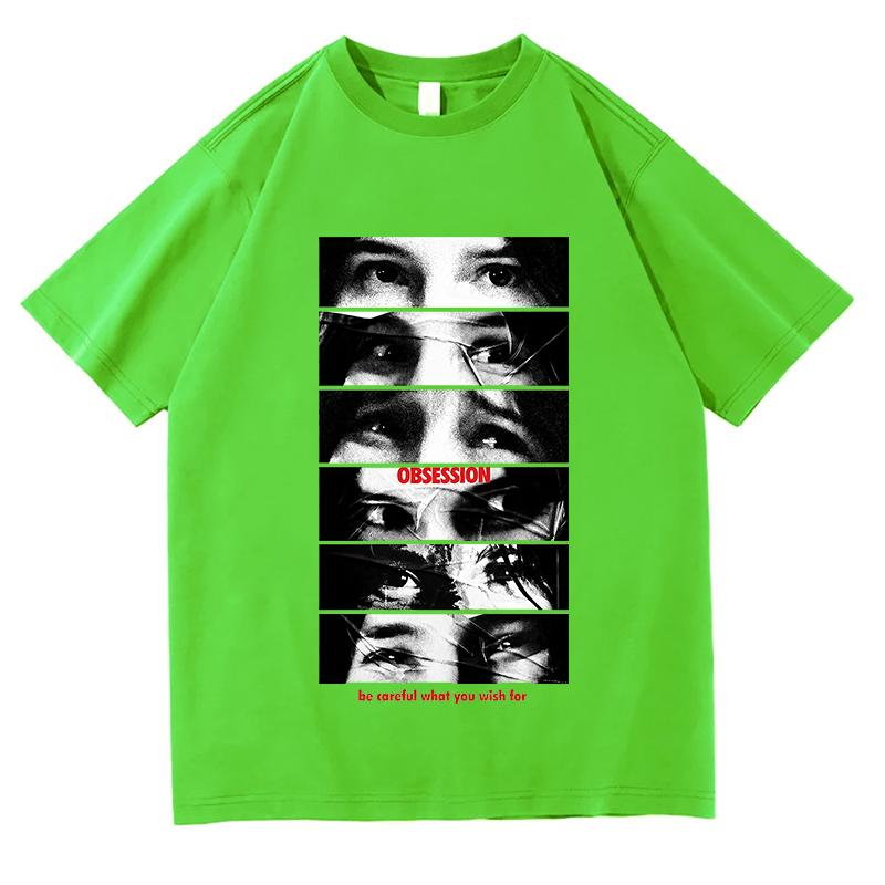 Movie Obsession Nikki Eyes T Shirts Vintage Graphic Print Summer Round Neck High Quality Cotton Tops Unisex Unisex Harajuku Y2K Tees