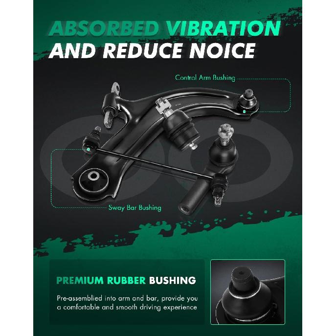 SCITOO 2pcs Suspension Kit 2 Rear Sway Bar Link fit 2004-2012 for Chevrolet for Malibu 2003-2008 for Chevrolet Vectra 2005-2010 for Pontiac G6