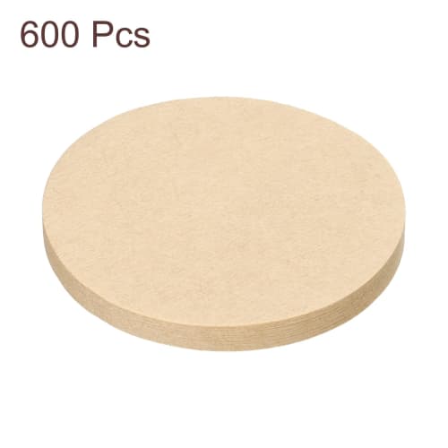 uxcell 600-Pack 58mm Disposable Round Paper Coffee Filters for Pour-Over and Drip Coffee Makers, Ideal for Home and Office Use