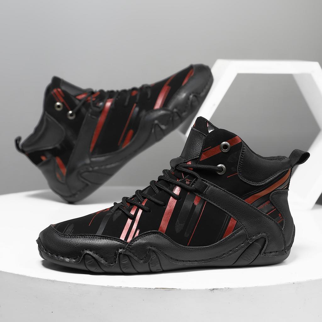 Independent Station Hot-selling Martin Boots Autumn and Winter Explosion High-top Octopus Men's Shoes Men's Casual Short Boots