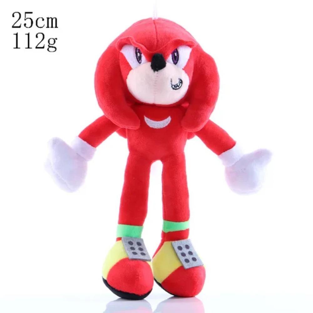 2025 New 25cm Super Sonic Action Doll Plush Toy Hedgehog Model Plush Doll Tarsnak Sofa Plushie Toys for Children's Birthday Gift