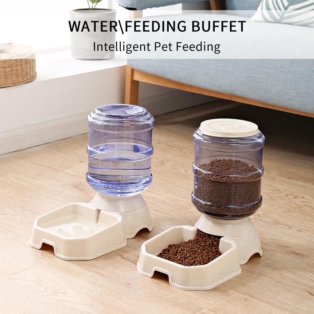 Automatic Pet Cat Feeders 3.8L Large Capacity Cat Water Fountain Plastic Dog Water Dispenser Feeding Bowls Cat Water