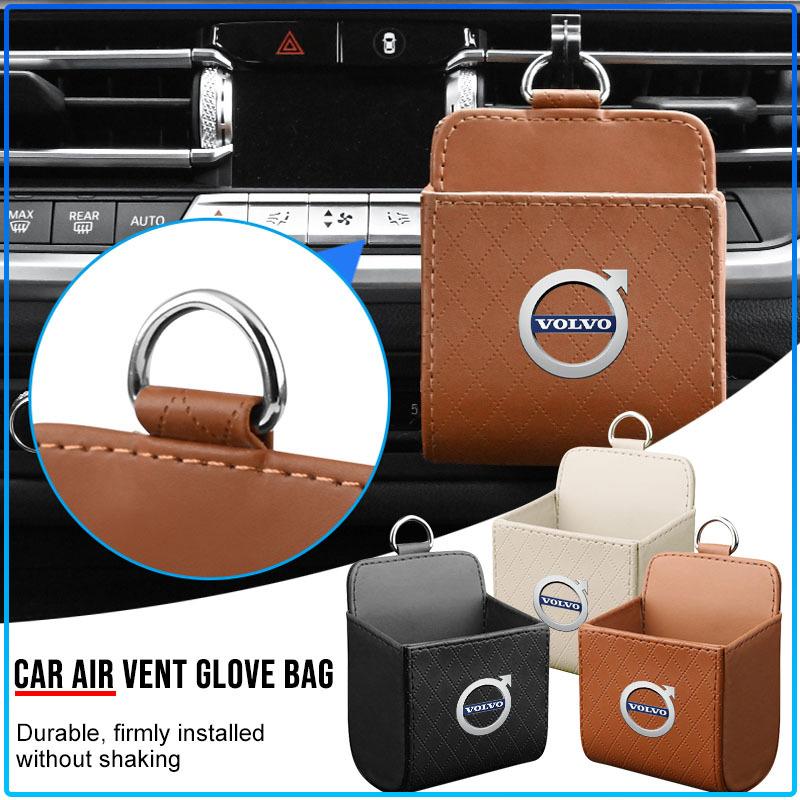 1Pcs Car Air Outlet Storage Box Phone Glasses Organizer Car Goods For Volvo XC60 XC90 S60 S80 S40 V40 V60 V70 V50 XC70