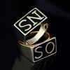 2 Teile/satz Punk Edelstahl Sons of Anarchy Paar Finger Ringe Schmuck Geschenk