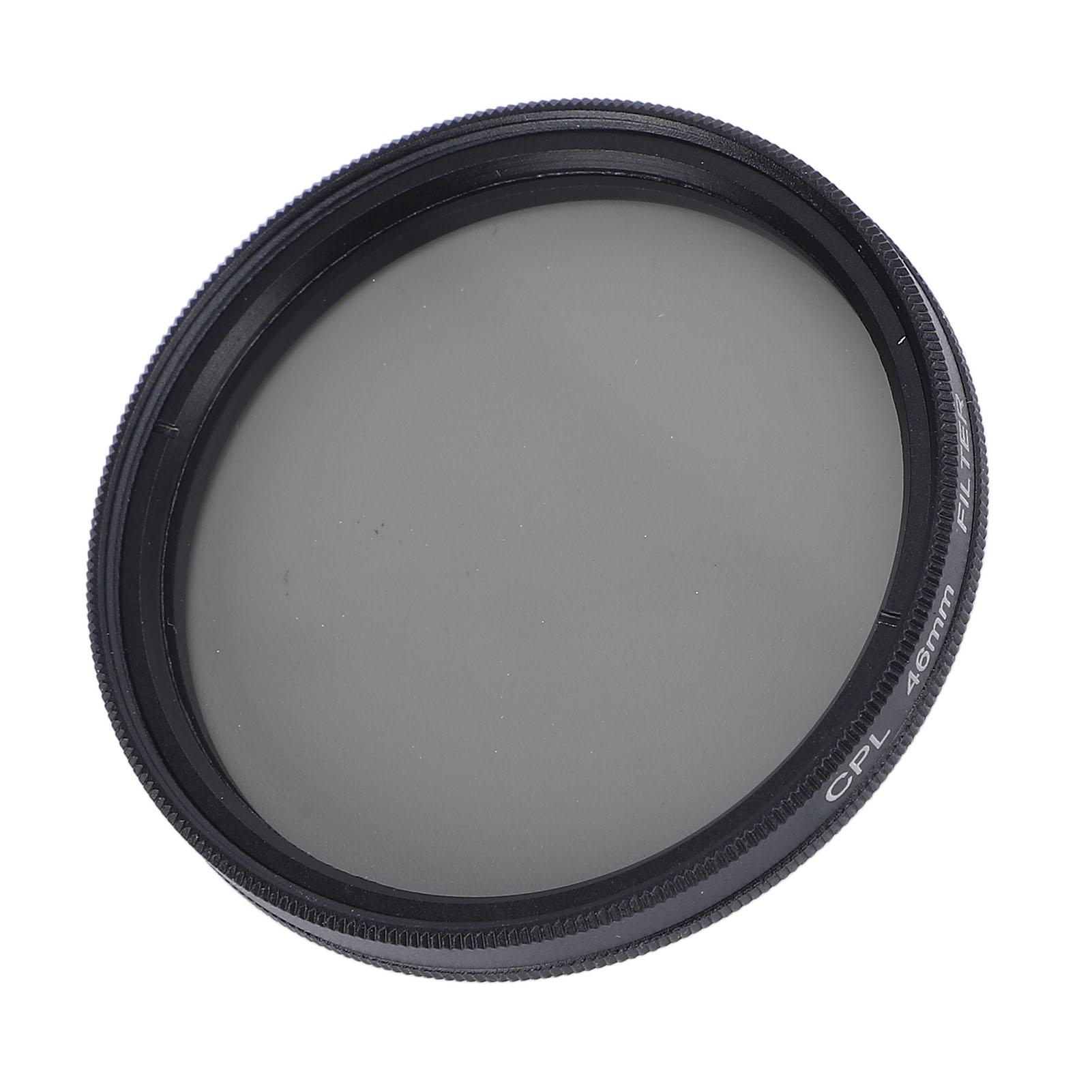 Circular Polarizing Lens Filter CPL Polarizer Neutral Protective for Camera Polarization 46mm 46mm