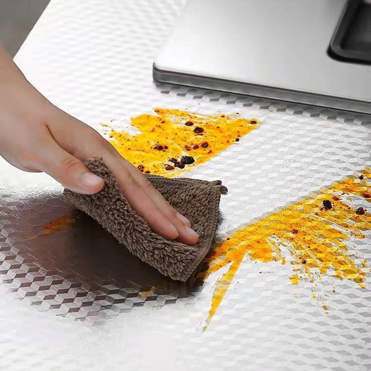 Brandsäkra, Vattentäta, Oljebeständiga Självhäftande Aluminiumfolie Köksstickers