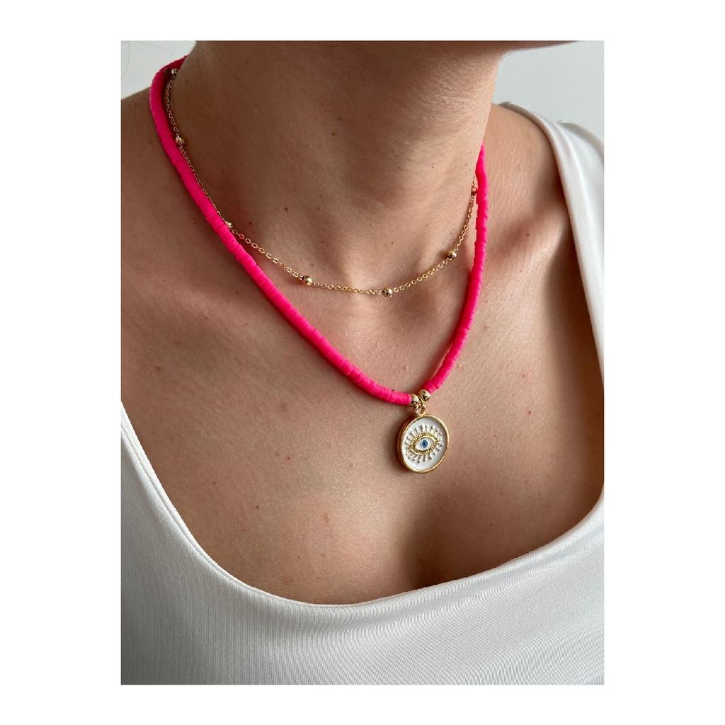 Necklace Set | Combination Necklace | 3 Piece Necklace | Summer Necklace | Necklace Set | Fimo Necklace | Eye Necklace