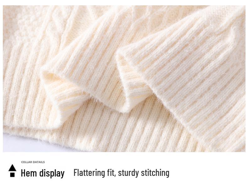 Men's 2025 Argyle Cable Knit Half-Zip Sweater - Teen Outerwear Pullover