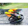 GT Lighted Nocks for Arrows with .246 Inside Diameter Bolts with ON/Off Switch Light up Knocks Compound Bow LED Arrow Nocks for Hunting Shooting