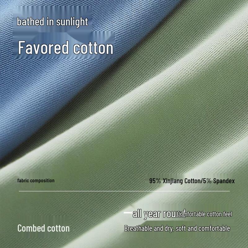 Nanjiren Men's Premium Cotton Antibacterial Boxer Briefs