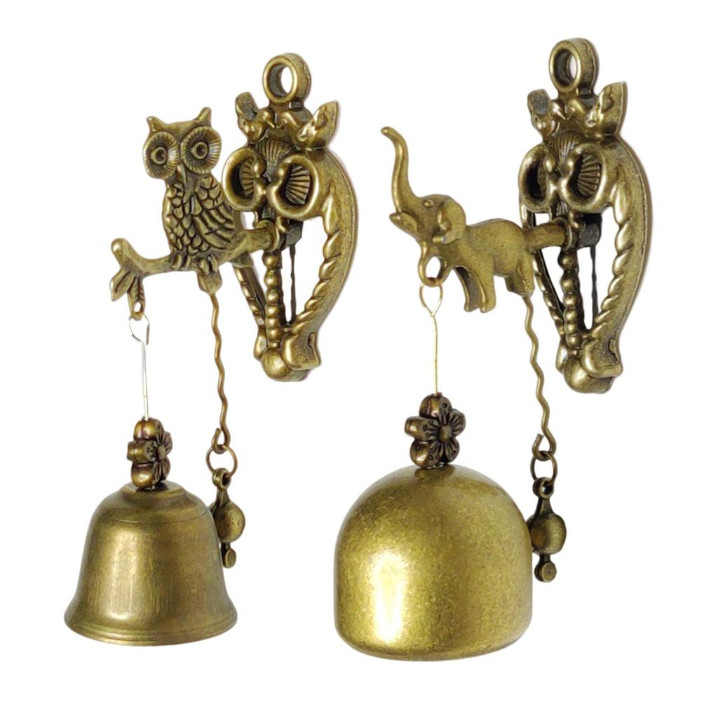 Antique Style Shopkeepers Bell Durable Wall Mounted Vintage Style Door of Bell Family Reunion Shops Gate Apartment Party