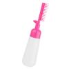 2 In 1 Hairs Dye Bottle with Comb Root Comb Applicator Bottle Hairs Dye Applicator Brush Hair Oil Applicator Bottle
