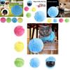 Interaktiver Plüschtierball für Hunde und Katzen Elektrisches Haustierspielzeug zur Linderung von Langeweile ABS-Kunststoff und Korallenfleece-Material 9cm/3.54in Größe