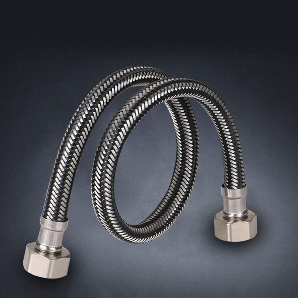 Bathroom Hose Water Heaters Long Hose Compression Thread Connector for Bathing Toilet Cleaning Easy to Install