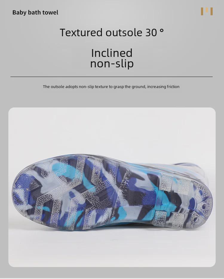 Herr 45 cm Extra Höga Vattentäta & Oljebeständiga Arbetskängor med Extra Tjock Sula över Knäet